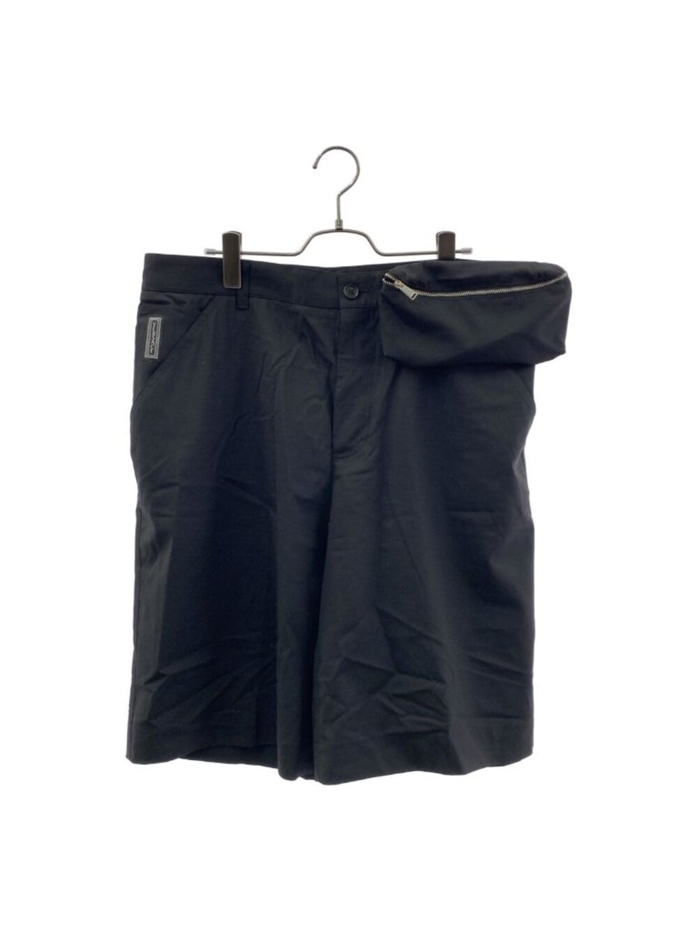 Versace Waist Pouch Shorts 52 Black Pants